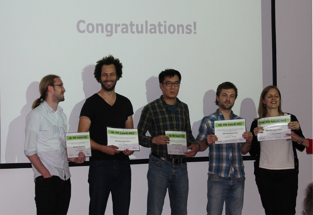 VBC PhD Awards 2013